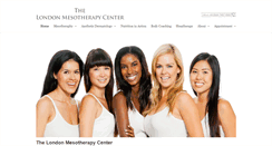 Desktop Screenshot of londonmesotherapycenter.co.uk